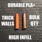 22lr 22 Lr Snap Caps  40pk  Orange Dry Fire Safety Training Rimfire Rounds  usa