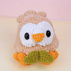 Leafy Owl Crochet  Handmade Amigurumi Animal Toy Gift  Amigurumi Crochet