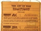 Classical Bamboo Scroll Slips Famous Book  The Art Of War   english And Chinese