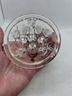 Flower Frogs 2 Clear Glass  For Floral Arranging Stems 16 Hole 5    11 Hole 3 5 