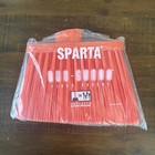 Sparta 12 In  Orange Polypropylene Flagged Upright Broom Head