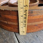 Wood Pulley Foundry Mold Industrial Salvage Decor