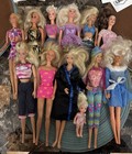 Vintage Mixed Doll Lot Of 24 Pre-loved Whole Barbie   Friends   Others   Clothes