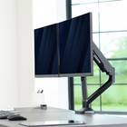 Vivo Pneumatic Arm Dual Ultrawide Monitor Desk Mount  Fits Up To 35  Screens