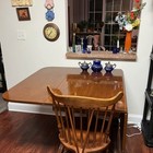 Duncan Phyfe Style Mahogany Dining Room Table