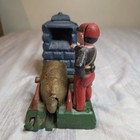 Vintage Artillery Bank Cast Iron Money Box Bank Coin Box Mechanical Collectible