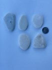 Iridescent White Frosted Sea Glass  Genuine Surf Tumbled  Northern California