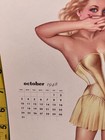 1948 Alberto Varga Pinup Girl Cheesecake Calendar Page October Halloween