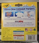 Crayola Ultra-clean Washable Broad Line Markers  Bold Colors  School Supplies 