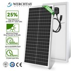 100w Watt 12v Monocrystalline Solar Panel Charging Rv Camping Home Off-grid Boat