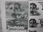 Death Ship Movie Mini Ad Sheet Vintage Advertising Poster Clip Art Horror