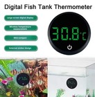Aquarium Digital Thermometer Led Fish Tank Temperature Gauge Touch Screen
