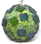 Lucite Rock Candy Swag Lamp Vintage 1960s Mcm Chunky Green Hanging Ball Globe 13