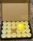 Homemory 24pack Flameles Led Votive Candles  200 hour Long Lasting Electric Fake