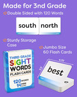 Sight Words Flash Cards 3rd Grade - 120 High Frequency Words From Dolch s And Fr