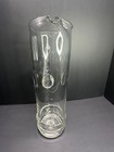 Vintage Blown Glass Martini Cocktail Pitcher Hand Blown Clear Mcm 13 5  Tall