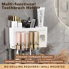 Toothbrush Toothpaste Dispenser Wall Mounted Holders Holder Automatic Cups