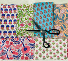 200 Piece Pre Cut Charm Pack 4  Squares Scrappy Fabric Quilt Scrap Sew