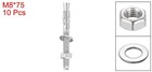 10pcs 5 16  X 3  Stainless Steel Wedge Concrete Anchors include Washers Nuts 