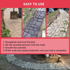 17 x17 x1 6  Walk Maker Reusable Concrete Path Maker Molds Pathmate Stone Mol   