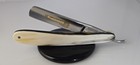 New Solingen Straight Razor Streaked Horn  giesen   Forsthoff    shave Ready 