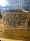 Baker s Cocoa Wood Crate Empty Early 1900s Vintage