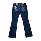 New Miss Me Mid-rise Bootcut Jeans Dark Wash 33 X 34