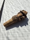 Vintage German Hand Carved Wooden Figural Cork Bottle Stopper Folk Art