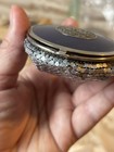 Vintage Art Deco Silver Mesh Powder Compact Empty