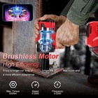 530n m 1 2  Cordless High Torque Impact Wrench For Milwaukee 18v Battery