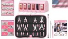 Toolour 18-piece Jewelry Pliers Set With Vibrant Beading Wire Kit - Pink   Black
