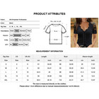 Sexy Women V-neck Lace Party T Shirt Tunic Tops Ladies Short Sleeve Slim Blouse