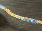 Imperial Russian Sterling Silver Spoon 84 Jeweled Cloisonne Enamel Signed