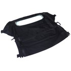 Convertible Soft Top W  Glass Window Black For 1997-2002 Porsche 986 Boxster