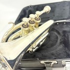 Jupiter Jpt-416 Bb Pocket Trumpet Brass Wind Instrument With Case  b0151