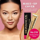 Dermacol 218 Full Coverage Matte Foundation 30g Spf30 Waterproof Long Wear