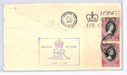 Singapore Malaya Used Cocos Islands Air Mail Cover 1953 Qeii Coronation Xf54