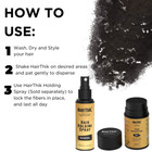 Hairthik Hair Building Fibers  15g  Instant Fuller Looking Hair   Black Hfr 15b