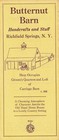 Richfield Springs Ny Butternut Barn Primitives Advertising Vtg Souvenir Pamphlet