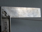 Rare Antique Stanley Victory 8  Metal Try miter Square  New Britain  Conn U S A 
