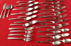 48 Piece Silver Plate Flatware Mixed Silverplate Lot - Vintage