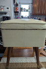 Singer Sewing Bench Foot Stool Storage Compartment Mid Century Modern Mcm Nice 