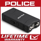 Police Stun Gun 800 Mini Rechargeable Led Flashlight Black