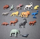 Vintage Plastic Wild Animals Lot