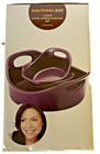 Rachael Ray 3 Piece Round Bubble   Brown Sroneware Set New In Box