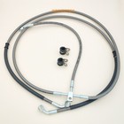 Front Braided Brake Hose Line For Can-am Renegade 1000 1000r 2012 2013 2014-2017