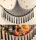 Stuffed Animal Hammock Corner Storage - Toy Hammock Net Organizer With Led Li   