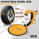 Wheel Lock Clamp Boot Heavy Duty Trailer Steel Car Truck Anti-theft Towing Lock 