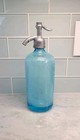 Vintage Wwi Victory  Sparkling Beverages Brooklyn  Ny Blue Seltzer Bottle