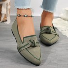 Women   s Pointed Toe Flats Slip On Loafers Breathable Casual Walking Shoes